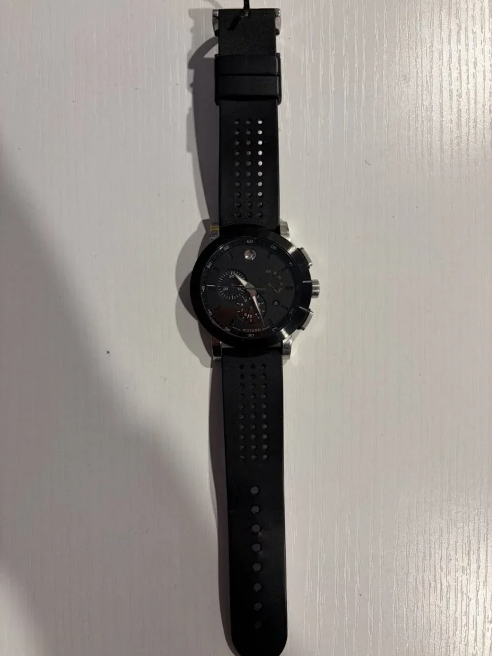 Movado Museum Sport Swiss Chronograph Men's Watch Black
